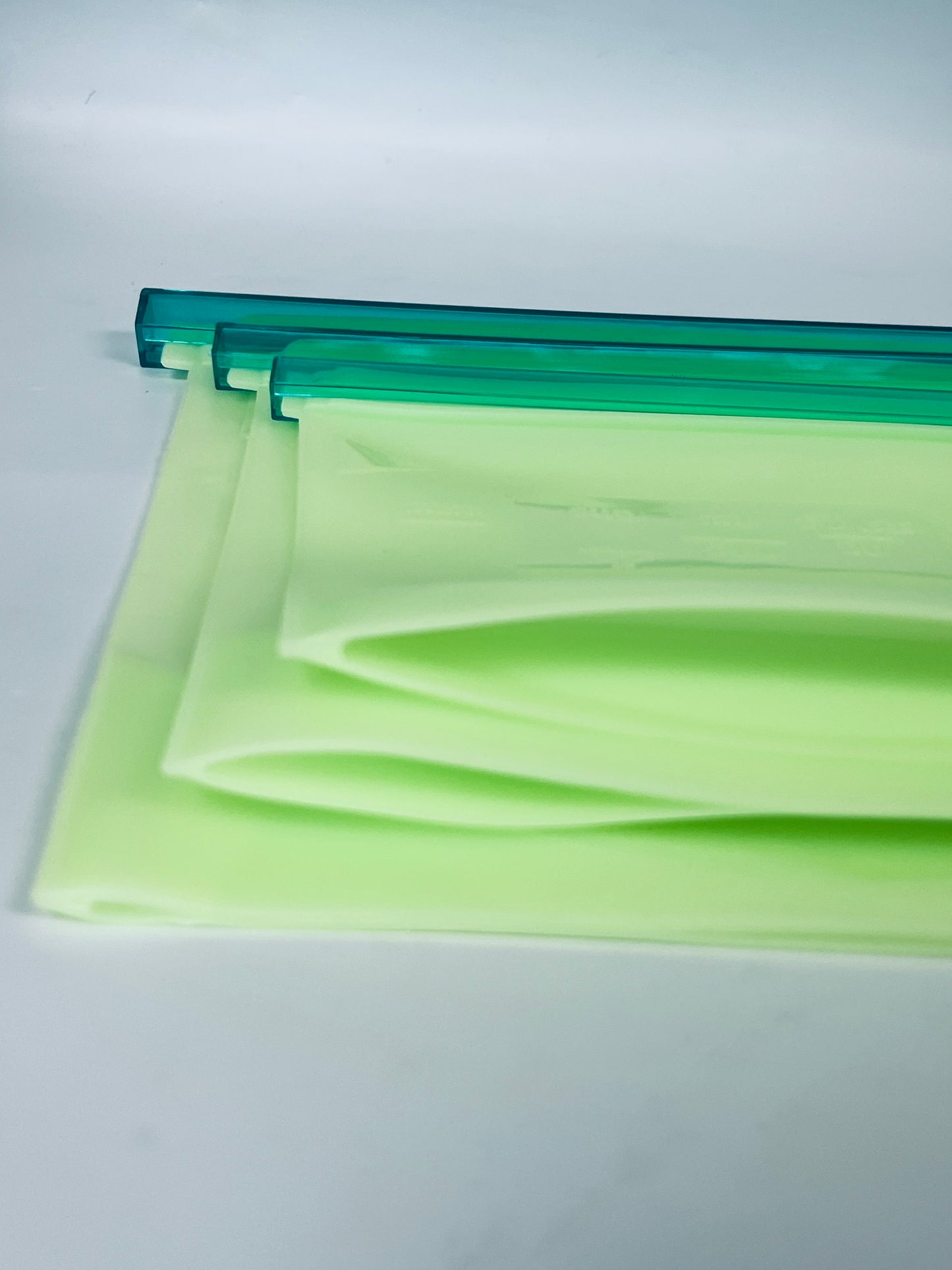 3pcs Reusable Freezer Bags - Silicone Reusable Freezer Bag