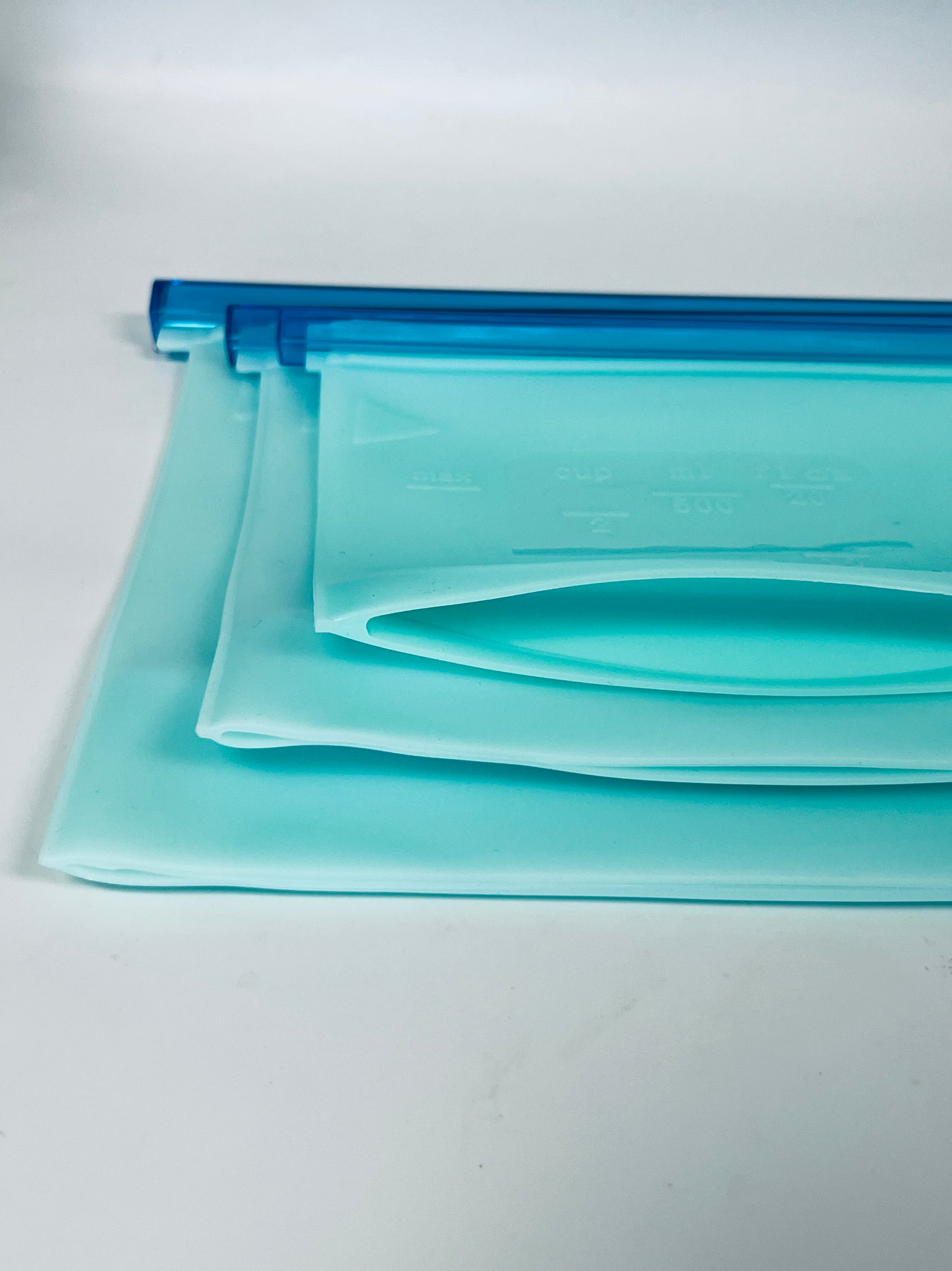 3pcs Reusable Freezer Bags - Silicone Reusable Freezer Bag