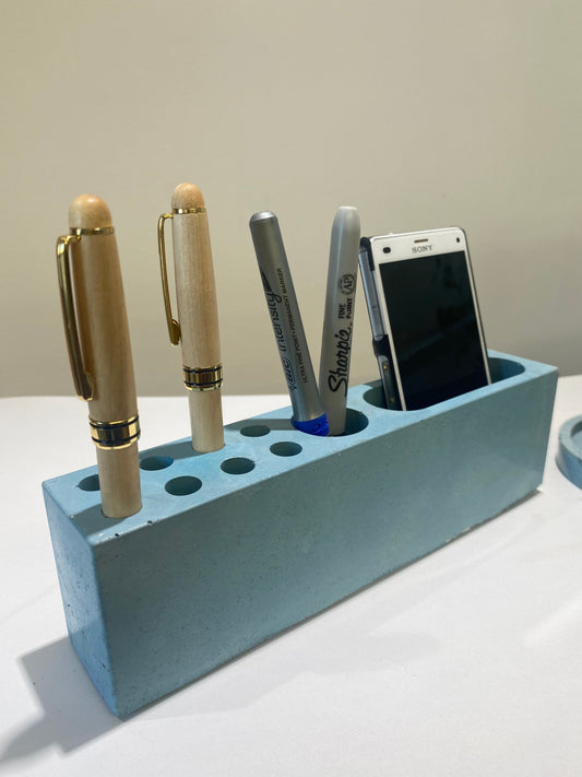 Cement Pen Holder | Pen Holder | Phone Holder